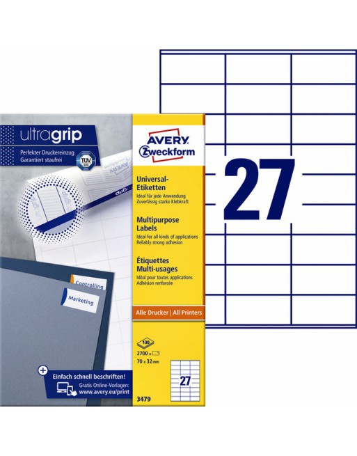 Etiket Avery Zweckform 3479...