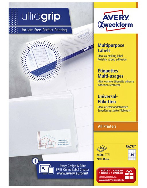 Etiket Avery Zweckform 3475...