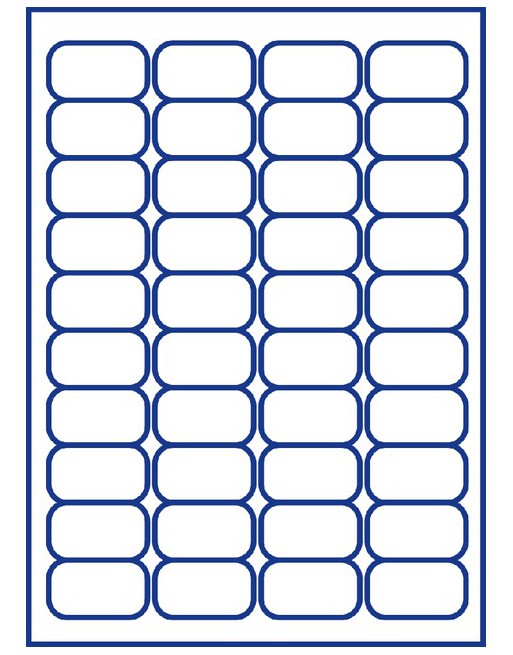 Etiket Avery J8654-25...