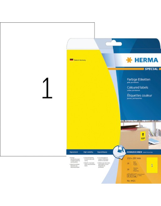 Etiket Herma 4421 210x297mm...