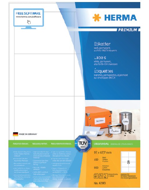 Etiket Herma 4280 97x67.7mm...