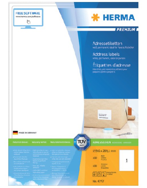 Etiket Herma 4252...