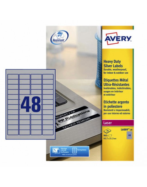 Etiket Avery L6009-20...