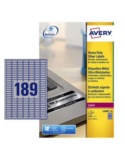 Etiket Avery L6008-20...