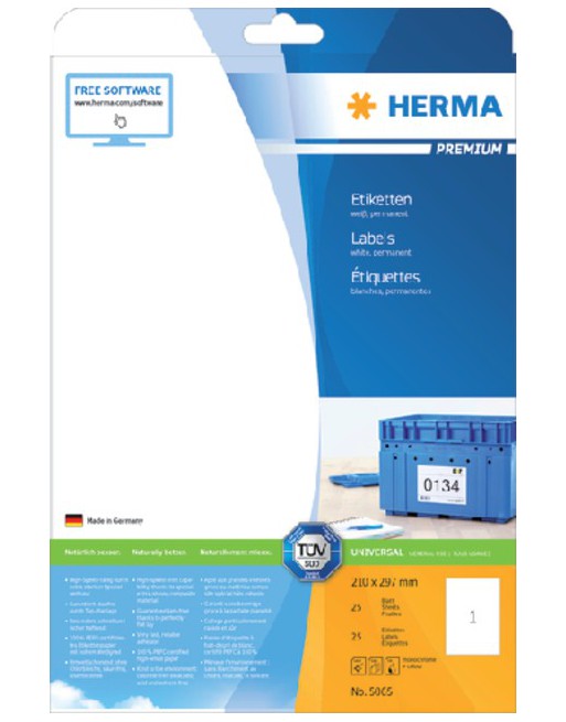 Etiket Herma 5065 210x297mm...