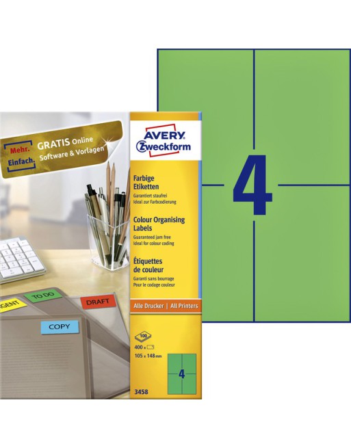 Etiket Avery Zweckform 3458...