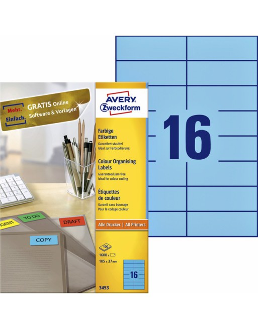 Etiket Avery Zweckform 3453...