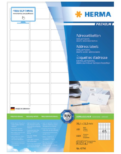 Etiket Herma 4254...