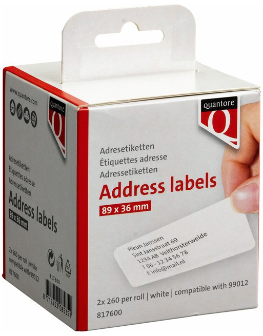 Labeletiket Quantore 99012...