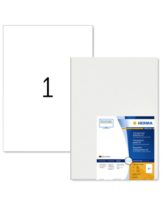Etiket Herma 8694 A3...