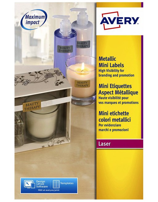 Etiket Avery L7680-25...