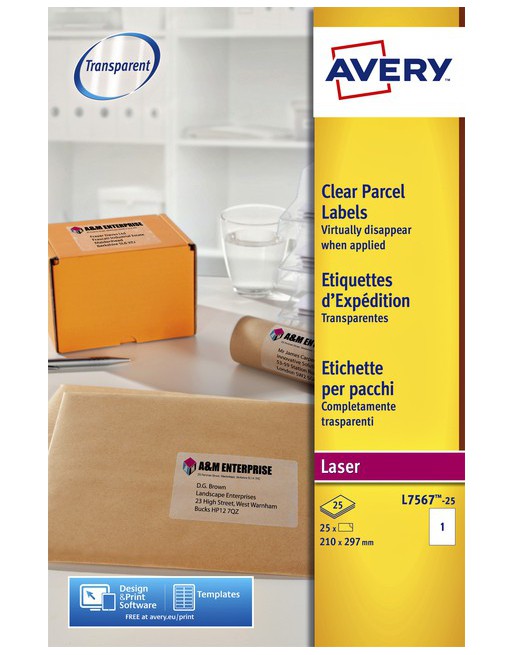 Etiket Avery L7567-25...