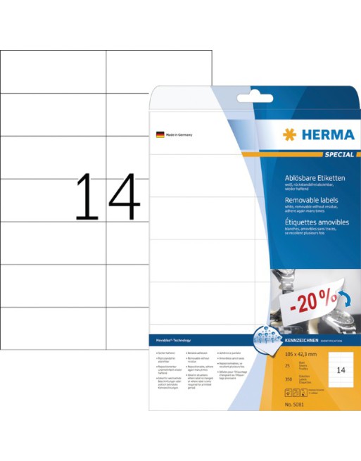 Etiket Herma 5081...