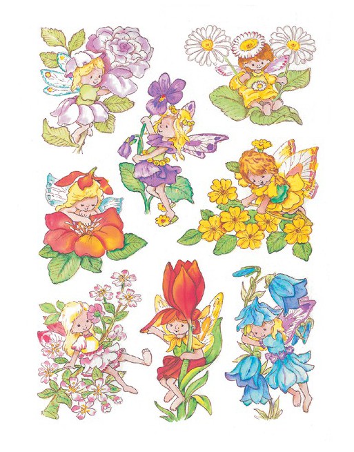Etiket Herma bloemenelfen