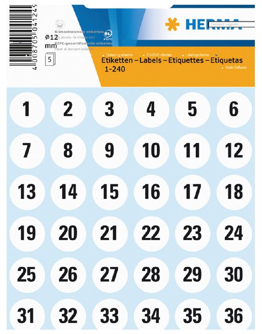Etiket Herma 4124 12mm...