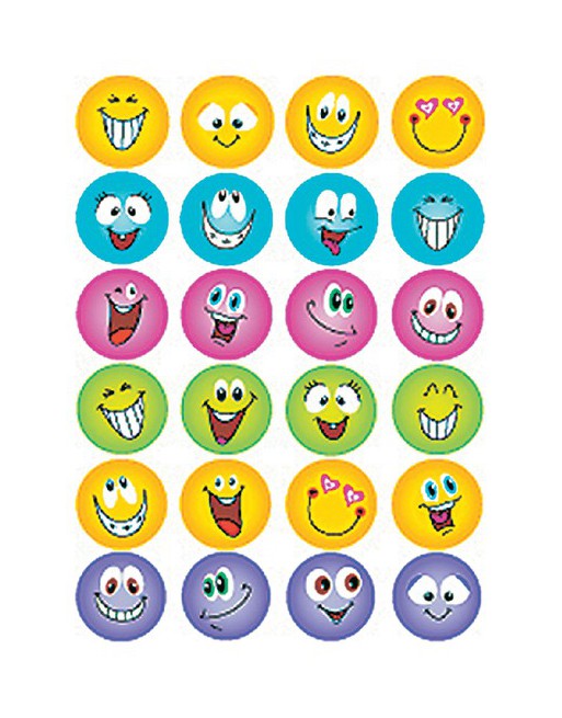 Etiket Herma smiley glitter...