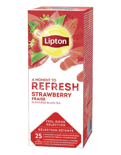 Thee Lipton Refresh Aardbei...