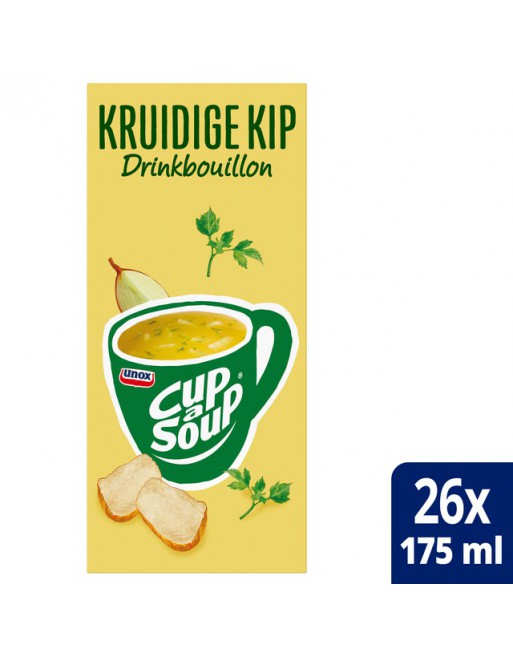 Cup-a-soup heldere bouillon...