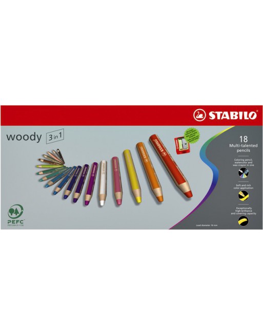 Kleurpotloden STABILO Woody...