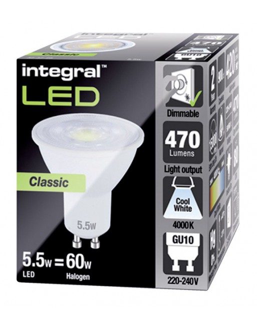 Ledlamp Integral GU10 5,5W...