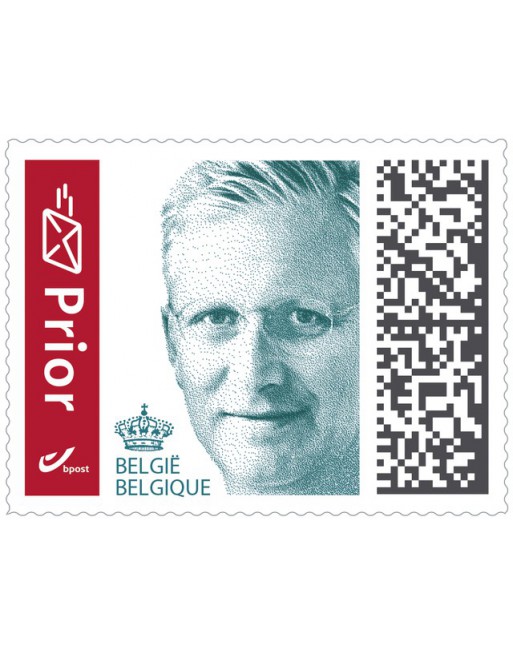 Postzegel Belgie prior...