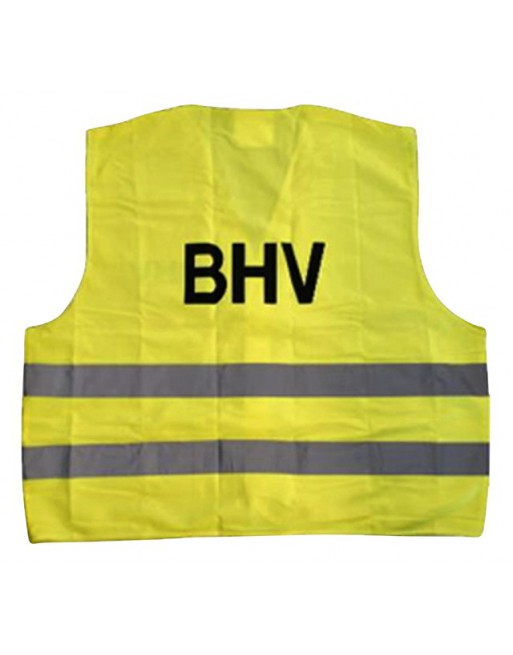 Veiligheidsvest BHV geel