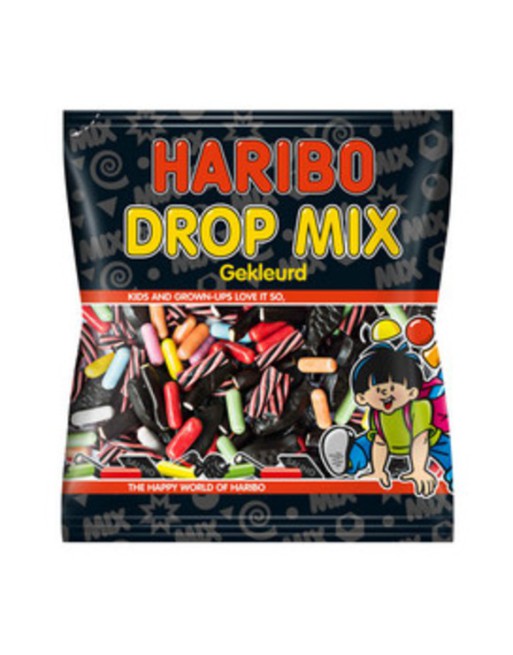 Haribo Dropmix gekleurd 1kg