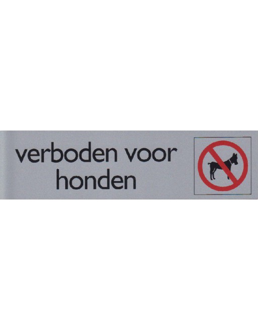 Infobord pictogram verboden...