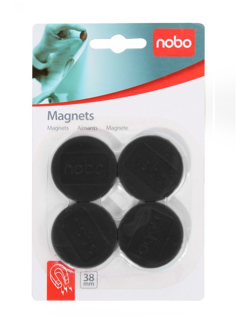 Magneet Nobo 38mm 800gr zwart