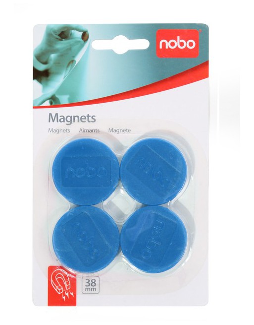 Magneet Nobo 38mm 800gr blauw