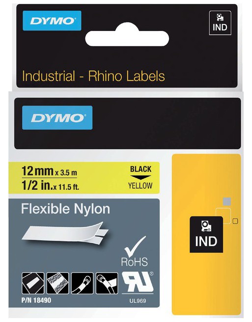 Labeltape Dymo Rhino 18490...