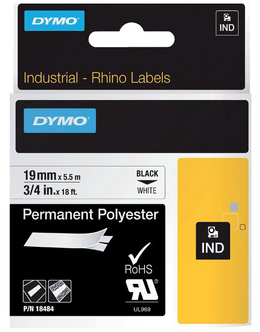 Labeltape Dymo Rhino 18484...