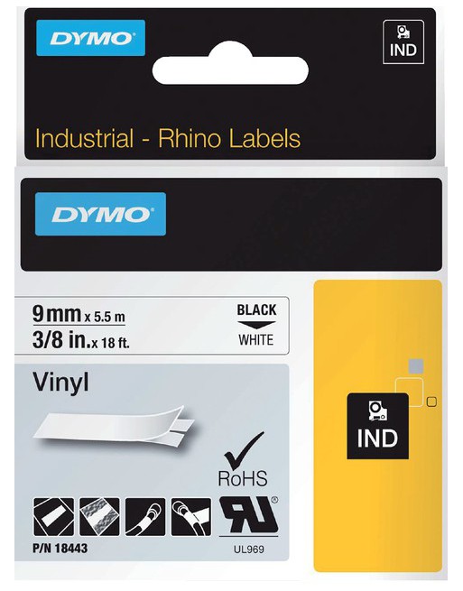 Labeltape Dymo Rhino 18443...
