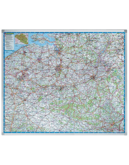 Landkaart Legamaster Belgie...