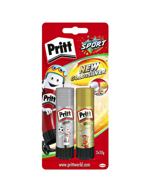 Lijmstift Pritt 20gram goud...