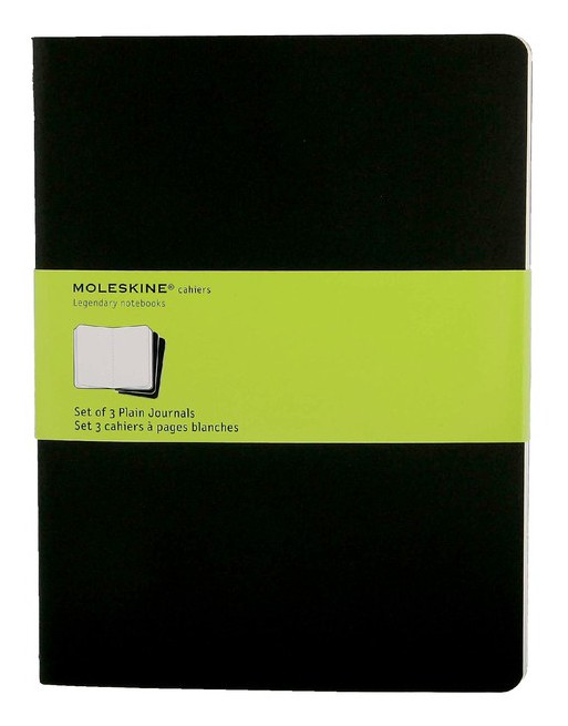Schrift Moleskine blanco XL...