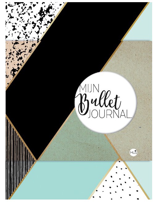 Bullet Journal mint & goud...