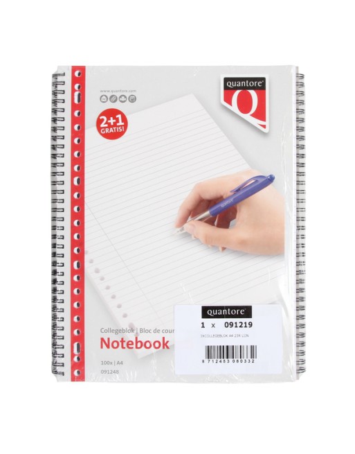 Collegeblok Quantore A4...