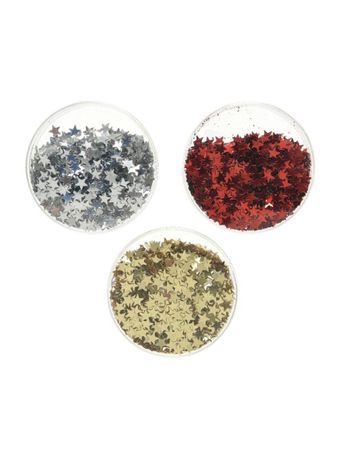 Glittersterren assorti