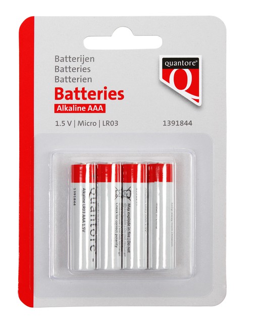 Batterij Quantore AAA alkaline