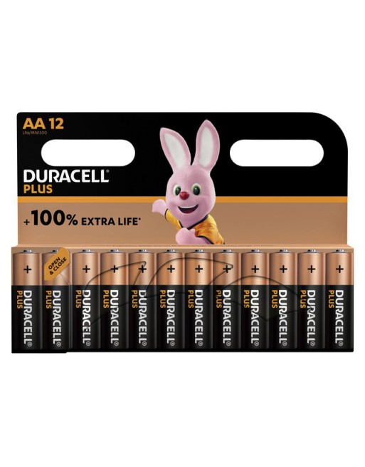 Batterij Duracell Plus 12xAA
