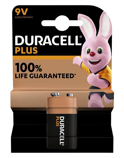 Batterij Duracell Plus 1x9Volt