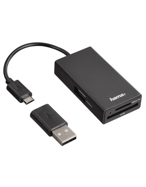 Kaartlezer Hama USB micro +...