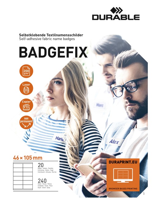 Naambadge etiket Durable...