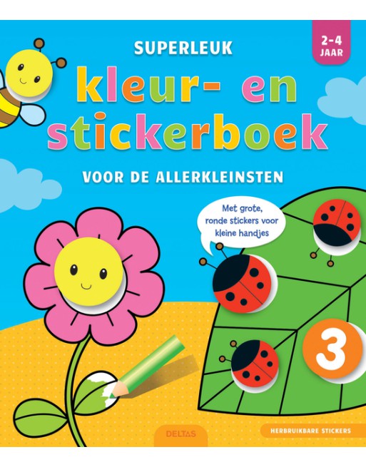 Kleur- en stickerboek...