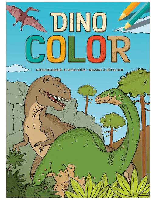 Kleurblok Deltas Dino color