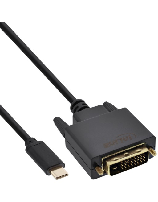 Kabel inLine USB-C DVI 24+1...