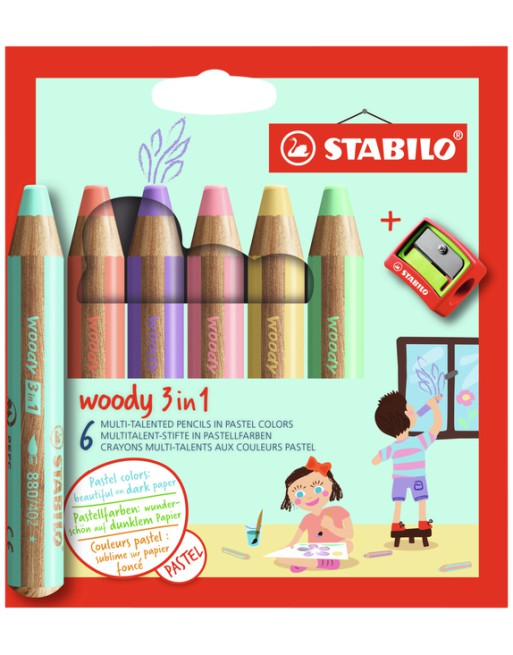 Kleurpotloden STABILO Woody...