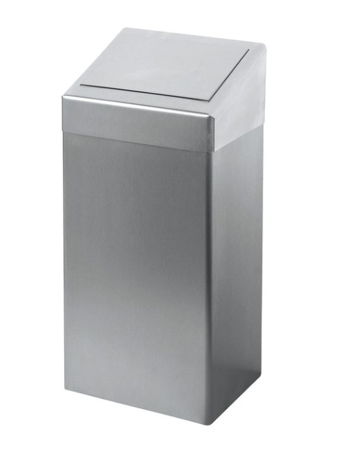 Afvalbak Euro 50 liter RVS