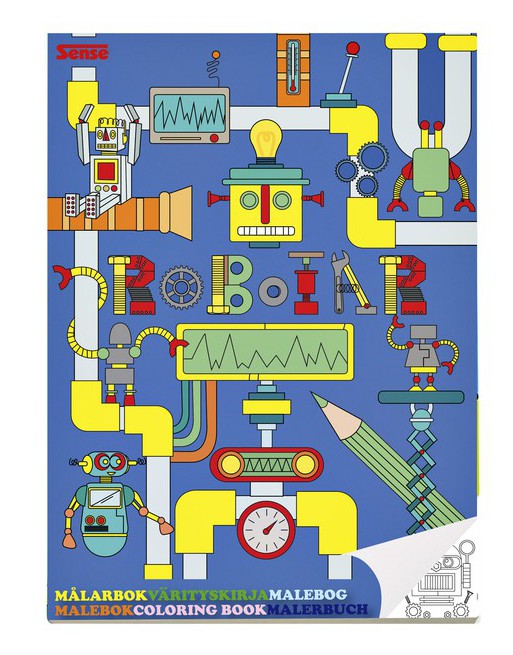 Kleurboek Haza Sense Robot